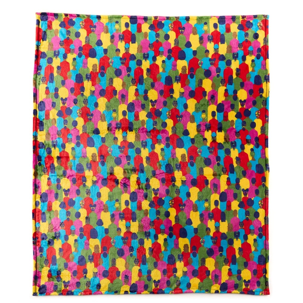 Black History Month Throw Colorful Patterned Throw - Picture 4 of 7
